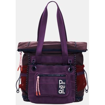 Desigual Mochila grande multiposición. Rojo Granate mujer Desigual Mochila grande multiposición. Rojo Granate mujer