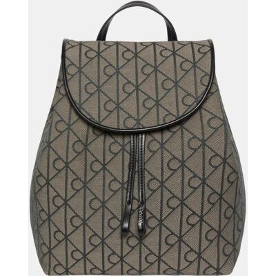 Calvin Mochila con acabado monogram en jacquard. Negro mujer Calvin Mochila con acabado monogram en jacquard. Negro mujer
