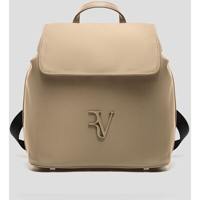 Roberto Verino Mochila de mujer Violeta nylon. Camel mujer Roberto Verino Mochila de mujer Violeta nylon. Camel mujer