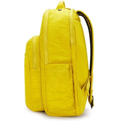 Kipling Mochila de mujer grande con compartimento para portátil. Amarillo mujer Kipling Mochila de mujer grande con compartimento para portátil. Amarillo mujer