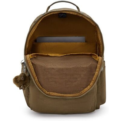 Kipling Mochila de mujer grande con compartimento para portátil. Kaki mujer Kipling Mochila de mujer grande con compartimento para portátil. Kaki mujer