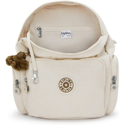 Kipling Mochila de mujer mediana son solapa. Marfil mujer Kipling Mochila de mujer mediana son solapa. Marfil mujer