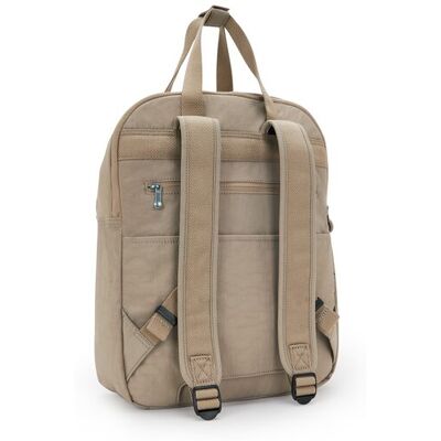 Kipling Mochila de mujer grande con compartimento para portátil. Beige mujer Kipling Mochila de mujer grande con compartimento para portátil. Beige mujer