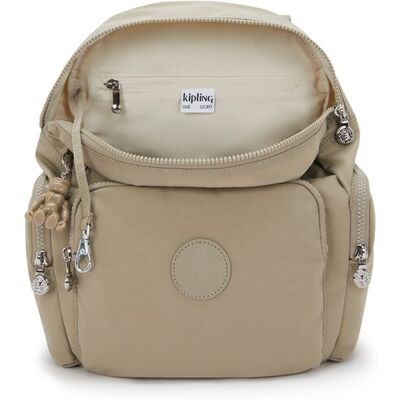 Kipling Mochila de mujer mediana son solapa. Tostado mujer Kipling Mochila de mujer mediana son solapa. Tostado mujer