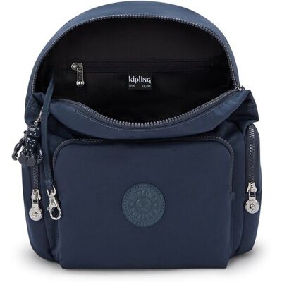 Kipling Mochila de mujer mediana son solapa. Azul oscuro mujer Kipling Mochila de mujer mediana son solapa. Azul oscuro mujer