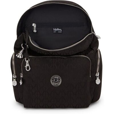 Kipling Mochila de mujer mediana son solapa. Negro mujer Kipling Mochila de mujer mediana son solapa. Negro mujer