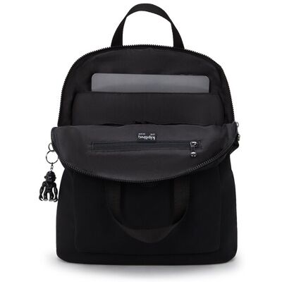 Kipling Mochila de mujer convertible con compartimento para portátil. Negro mujer Kipling Mochila de mujer convertible con compartimento para portátil. Negro mujer