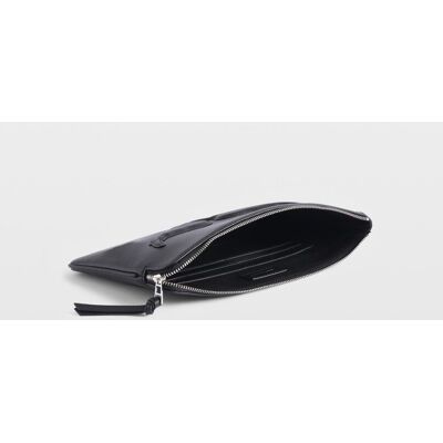Zadig & Voltaire Zadig & Voltaire - Cartera de mano de mujer en piel granulada negra con relieve de alas. (Única) Negro mujer Zadig & Voltaire Zadig & Voltaire - Cartera de mano de mujer en piel granulada negra con relieve de alas. (Única) Negro mujer