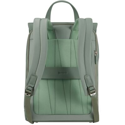 Samsonite Mochila con solapa para portátil de 14,1'' de mujer zalia 30 de material reciclado. Verde Agua mujer Samsonite Mochila con solapa para portátil de 14,1'' de mujer zalia 30 de material reciclado. Verde Agua mujer