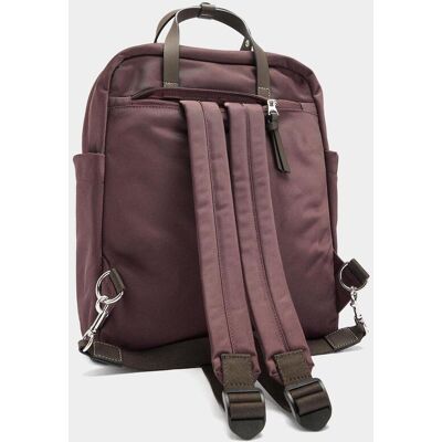 Parfois Mochila de mujer para portátil de 13" con cierre de cremallera en liso. Burdeos mujer Parfois Mochila de mujer para portátil de 13" con cierre de cremallera en liso. Burdeos mujer