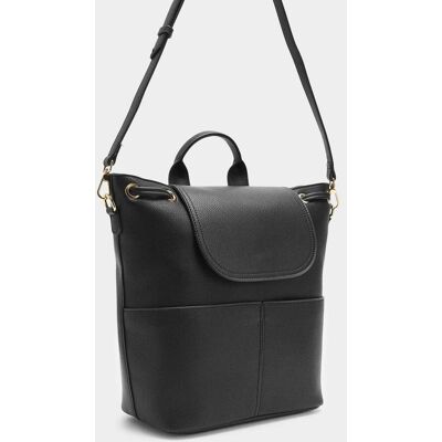 Parfois Mochila de mujer con cierre de cuerda en liso. Negro mujer Parfois Mochila de mujer con cierre de cuerda en liso. Negro mujer