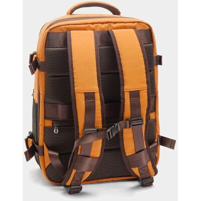 Parfois Mochila de mujer con compartimento para portátil de 15" con cierre de cremallera. Naranja mujer Parfois Mochila de mujer con compartimento para portátil de 15" con cierre de cremallera. Naranja mujer