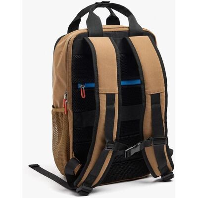 Parfois Mochila de mujer con varios compartimentos y cierre de cremallera en liso. Camel mujer Parfois Mochila de mujer con varios compartimentos y cierre de cremallera en liso. Camel mujer