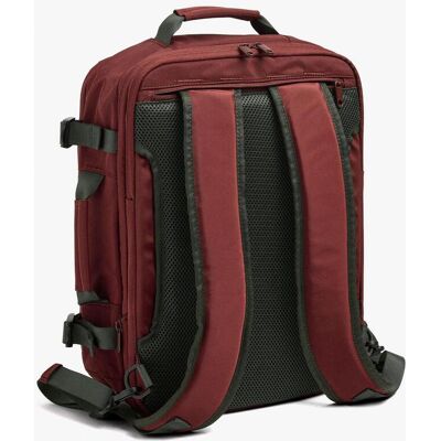 Parfois Mochila de mujer con varios compartimentos y cierre de cremallera en liso. Rojo mujer Parfois Mochila de mujer con varios compartimentos y cierre de cremallera en liso. Rojo mujer