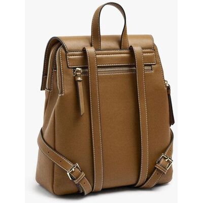 Parfois Mochila de mujer con varios compartimentos y cierre de cremallera en liso. Camel mujer Parfois Mochila de mujer con varios compartimentos y cierre de cremallera en liso. Camel mujer