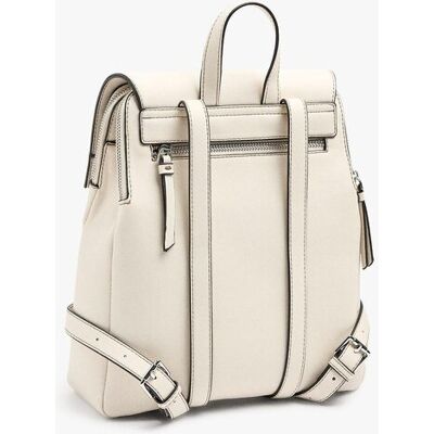 Parfois Mochila de mujer con varios compartimentos y cierre de cremallera en liso. Crudo mujer Parfois Mochila de mujer con varios compartimentos y cierre de cremallera en liso. Crudo mujer