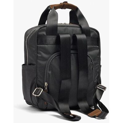 Parfois Mochila de mujer con varios bolsillos y cierre de cremallera con colgante extraíble en liso. Negro mujer Parfois Mochila de mujer con varios bolsillos y cierre de cremallera con colgante extraíble en liso. Negro mujer