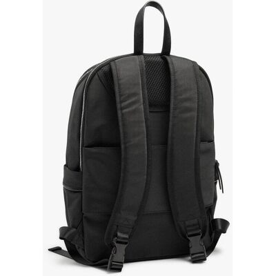 Parfois Mochila de mujer con varios bolsillos y cierre de cremallera en liso. Negro mujer Parfois Mochila de mujer con varios bolsillos y cierre de cremallera en liso. Negro mujer