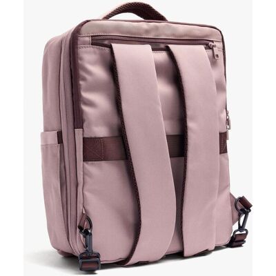 Parfois Mochila de mujer con varios compartimentos y cierre de cremallera en liso. Rosa mujer Parfois Mochila de mujer con varios compartimentos y cierre de cremallera en liso. Rosa mujer
