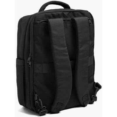 Parfois Mochila de mujer con varios compartimentos y cierre de cremallera en liso. Negro mujer Parfois Mochila de mujer con varios compartimentos y cierre de cremallera en liso. Negro mujer