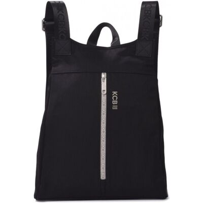 Kcb Mochila de mujer antirrobo grande color negro con cremallera. Negro mujer Kcb Mochila de mujer antirrobo grande color negro con cremallera. Negro mujer