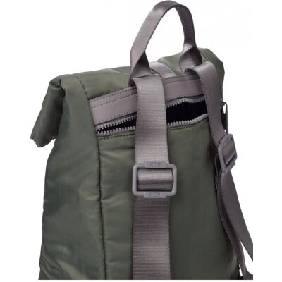 Kcb Mochila de mujer Hook pequeña color khaki. Kaki mujer Kcb Mochila de mujer Hook pequeña color khaki. Kaki mujer