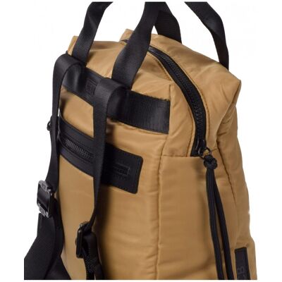 Kcb Mochila de mujer Puffy grande color ocre. Camel mujer Kcb Mochila de mujer Puffy grande color ocre. Camel mujer