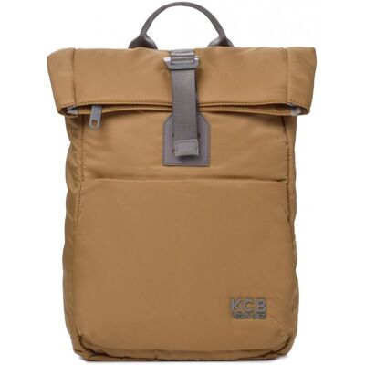 Kcb Mochila de mujer Hook grande color ocre. Camel mujer Kcb Mochila de mujer Hook grande color ocre. Camel mujer