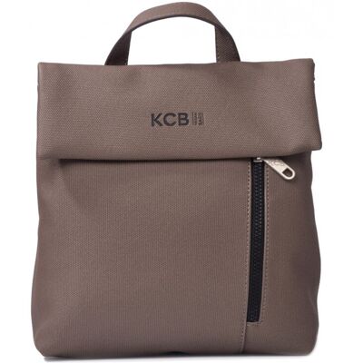 Kcb Mochila antirrobo de mujer mediana con solapa. Marrón mujer Kcb Mochila antirrobo de mujer mediana con solapa. Marrón mujer