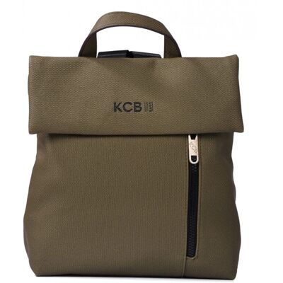 Kcb Mochila mediana de mujer con solapa. Verde Oliva mujer Kcb Mochila mediana de mujer con solapa. Verde Oliva mujer