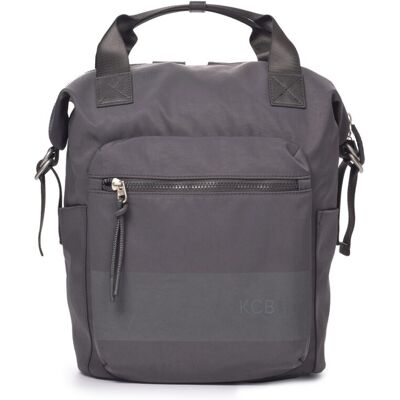 Kcb Mochila de mujer multiposición Wide grande color gris. Gris mujer Kcb Mochila de mujer multiposición Wide grande color gris. Gris mujer