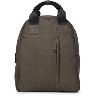Kcb Mochila de mujer multiposición Vertical pequeña color khaki. Kaki mujer Kcb Mochila de mujer multiposición Vertical pequeña color khaki. Kaki mujer