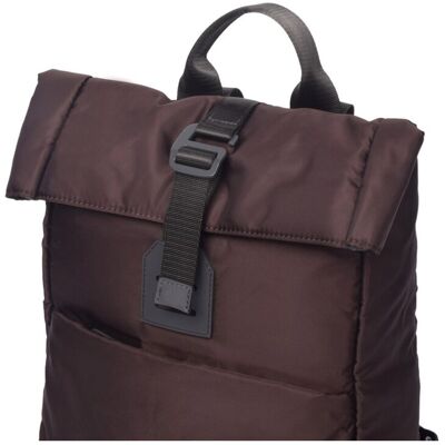 Kcb Mochila de mujer Hook pequeña color marrón. Marrón oscuro mujer Kcb Mochila de mujer Hook pequeña color marrón. Marrón oscuro mujer