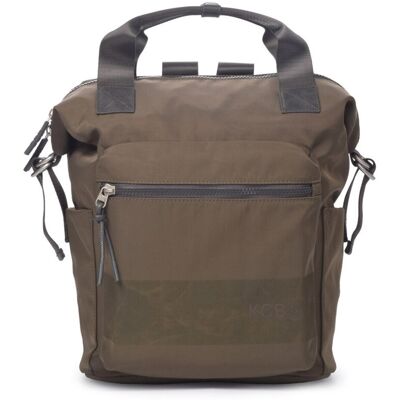 Kcb Mochila de mujer multiposición Wide grande color khaki. Kaki mujer Kcb Mochila de mujer multiposición Wide grande color khaki. Kaki mujer
