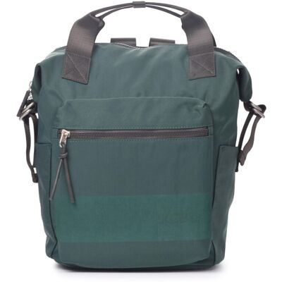 Kcb Mochila de mujer multiposición Wide grande color verde. Verde oscuro mujer Kcb Mochila de mujer multiposición Wide grande color verde. Verde oscuro mujer