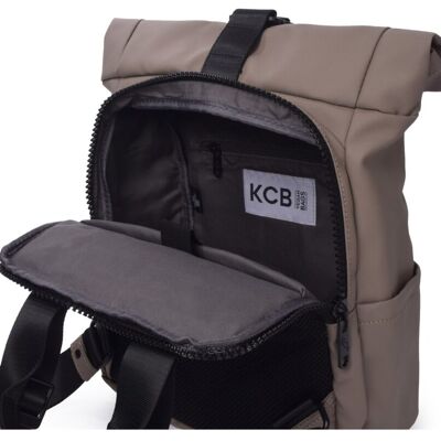 Kcb Mochila de mujer antirrobo Cube mediana color taupe. Marrón claro mujer Kcb Mochila de mujer antirrobo Cube mediana color taupe. Marrón claro mujer