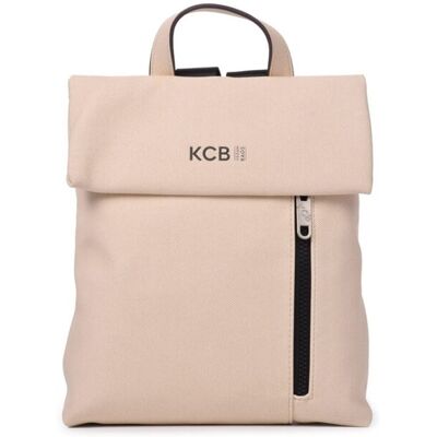 Kcb Mochila antirrobo de mujer pequeña con solapa Strong. Beige mujer Kcb Mochila antirrobo de mujer pequeña con solapa Strong. Beige mujer