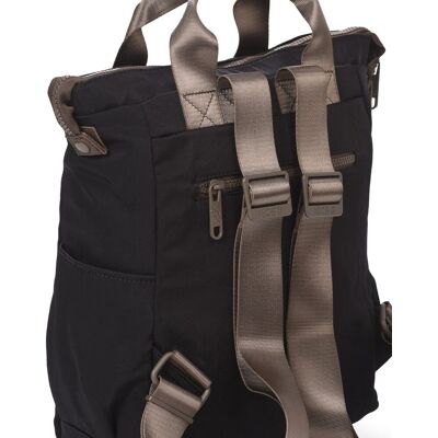Kcb Mochila grande Balloon color negro de mujer. Negro mujer Kcb Mochila grande Balloon color negro de mujer. Negro mujer