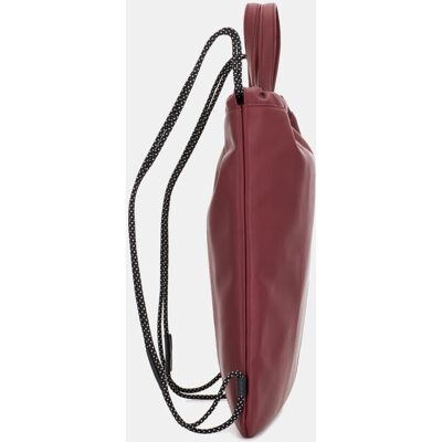Scharlau Mochila fina de mujer de piel. Burdeos mujer Scharlau Mochila fina de mujer de piel. Burdeos mujer