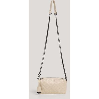 Pepe Jeans Bandolera de mujer efecto piel. (Única) Blanco roto mujer Pepe Jeans Bandolera de mujer efecto piel. (Única) Blanco roto mujer