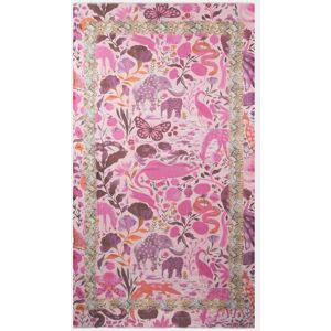 Codello Bufanda estampada en modal y seda paisley. Rosa mujer Codello Bufanda estampada en modal y seda paisley. Rosa mujer