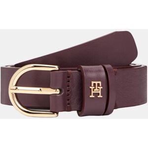 Tommy Hilfiger Cinturón de piel de mujer en color burdeos. (90) Burdeos mujer Tommy Hilfiger Cinturón de piel de mujer en color burdeos. (90) Burdeos mujer