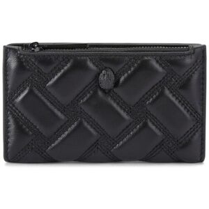 Kurt Geiger Cartera de mujer de piel acolchada con cremallera. Negro mujer Kurt Geiger Cartera de mujer de piel acolchada con cremallera. Negro mujer