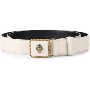 Kurt Geiger Cinturón de mujer ancho de piel con cabeza de águila. (100) Blanco mujer Kurt Geiger Cinturón de mujer ancho de piel con cabeza de águila. (100) Blanco mujer