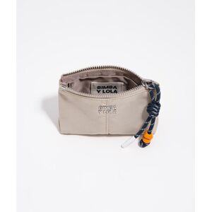 Bimba y Lola Monedero de mujer nylon cremallera. Beige mujer Bimba y Lola Monedero de mujer nylon cremallera. Beige mujer