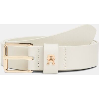 Tommy Hilfiger Cinturón piel aquare logo TH. (90) Blanco mujer Tommy Hilfiger Cinturón piel aquare logo TH. (90) Blanco mujer