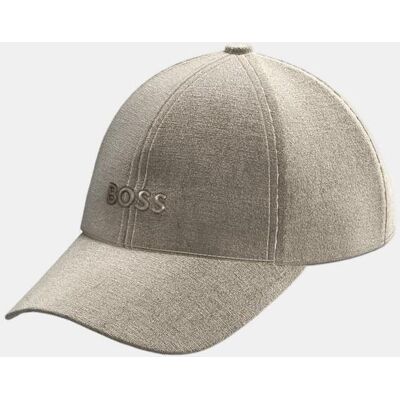 Boss Gorra de béisbol con logotipo central bordado de en la parte delantera. Marrón mujer Boss Gorra de béisbol con logotipo central bordado de en la parte delantera. Marrón mujer