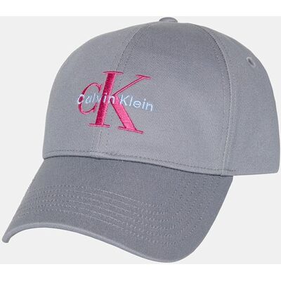 Calvin Gorra con logo CK bordado. Gris mujer Calvin Gorra con logo CK bordado. Gris mujer