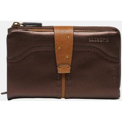 Abbacino Cartera mediana Freedom en piel. Marrón mujer Abbacino Cartera mediana Freedom en piel. Marrón mujer