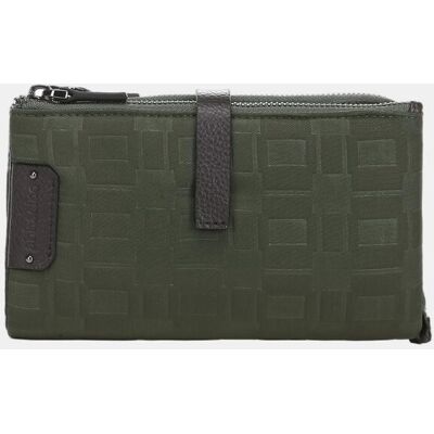 Abbacino Cartera grande Freedom en nylon. Verde mujer Abbacino Cartera grande Freedom en nylon. Verde mujer